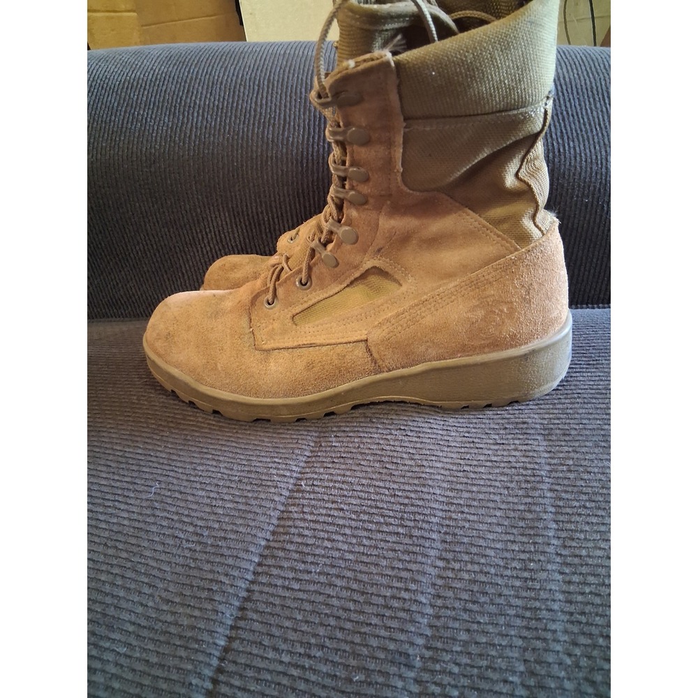 Belleville 790 Mens Tan Suede Gore-Tex Waterproof Military Combat Boots Vibram